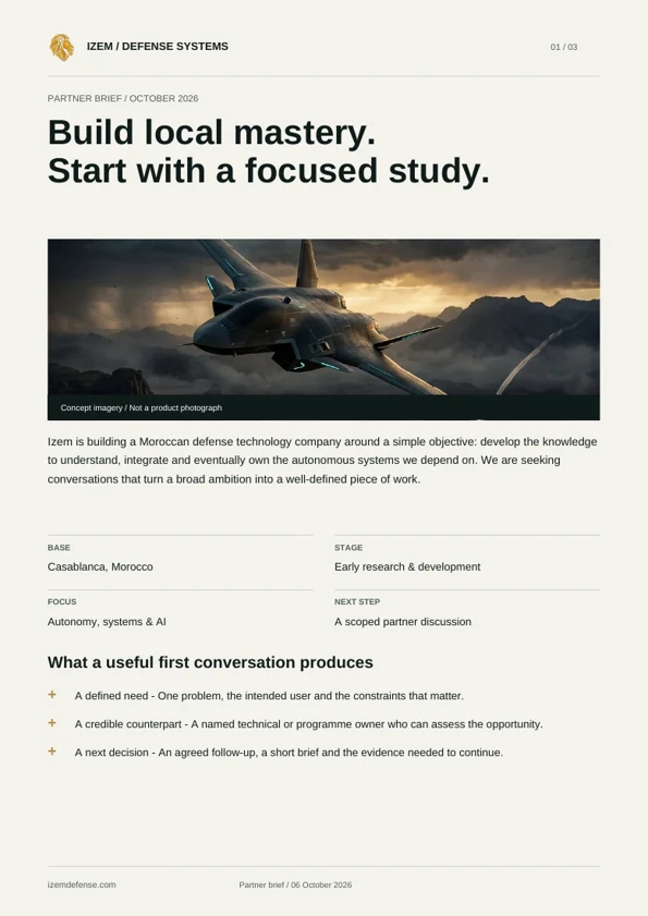 Partner brief